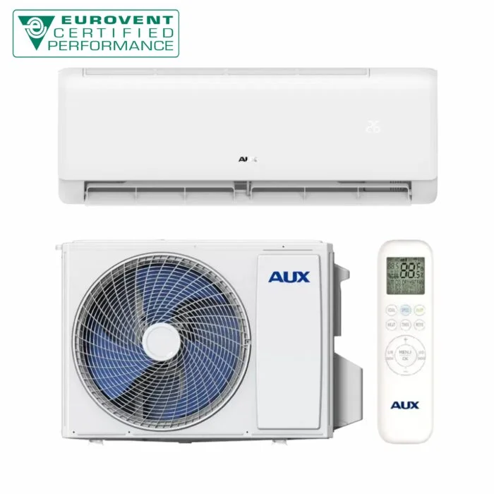 Top 10 aparate aer conditionat de pe Eurocool.ro 4 AUX Q Series (9 000 BTU, Wi‑Fi, filtrul carbon activ) - Top 10 aparate aer conditionat