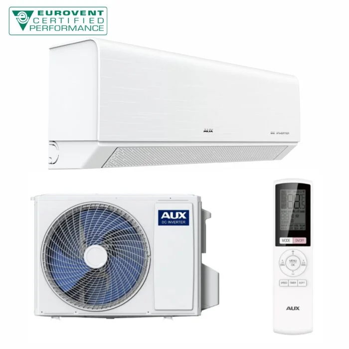 Top 10 aparate aer conditionat de pe Eurocool.ro 6 AUX C‑ICY (9 000 BTU, Wi‑Fi, auto‑curățare, -25°C încălzire) - Top 10 aparate aer conditionat
