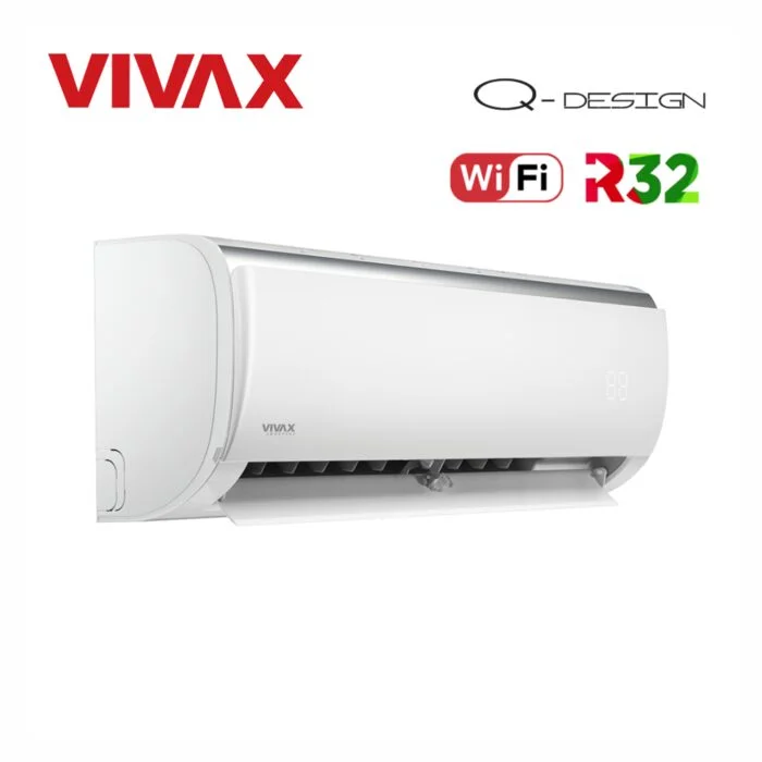 Top 10 aparate aer conditionat de pe Eurocool.ro 9 VIVAX Q‑Design (12 000 BTU, Wi‑Fi Ready, R32, Inverter) - Top 10 aparate aer conditionat